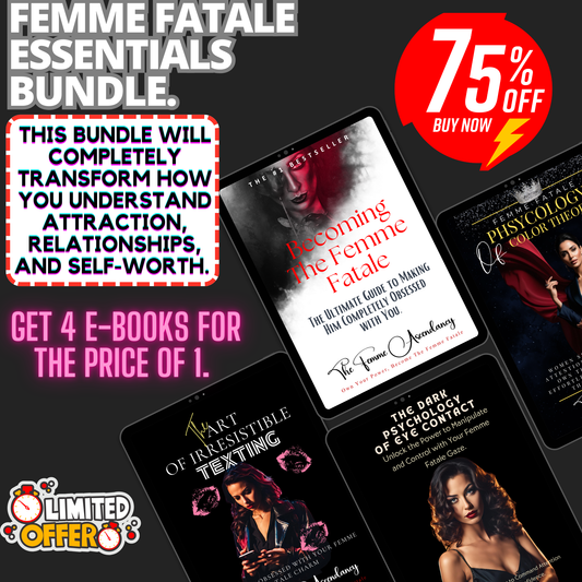 Femme Fatale Essentials Bundle - foundation for stepping into the world of allure, confidence, and feminine power.