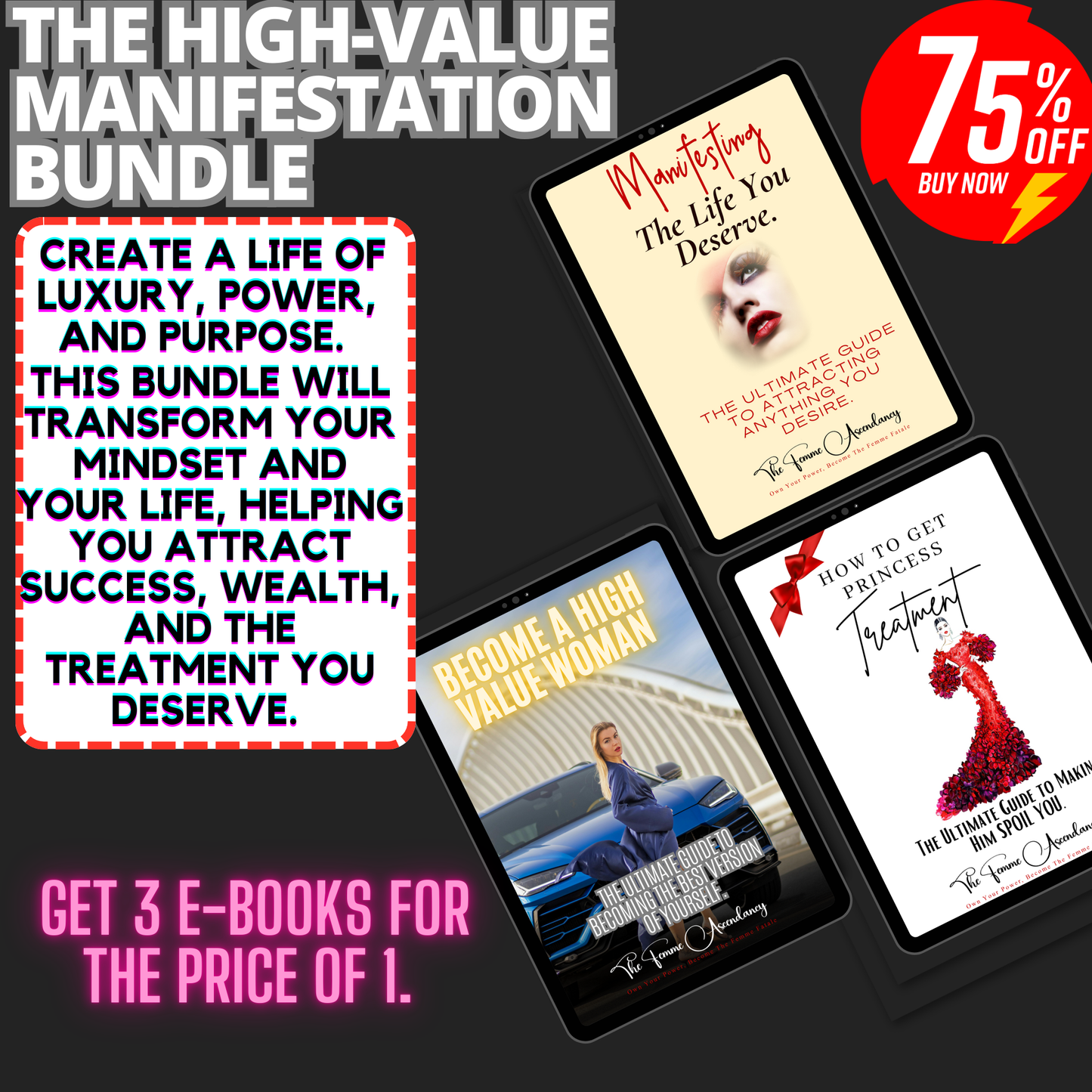 The High-Value Manifestation Bundle: Create a Life of Luxury, Power, and Purpose